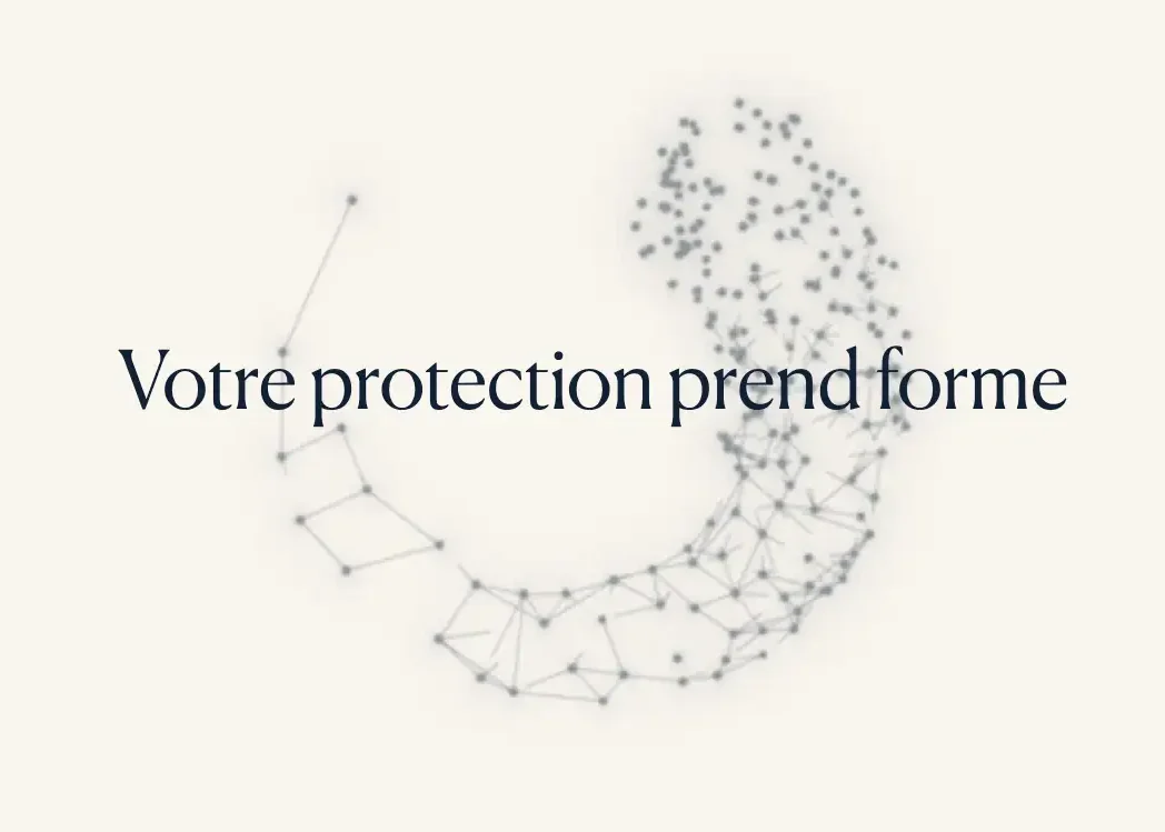 Écran d’analyse Covero : « Votre protection prend forme »